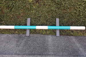 Pole: 2 stripes aqua