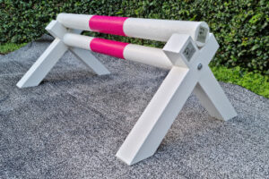 Skinny Jump set: pink stripe